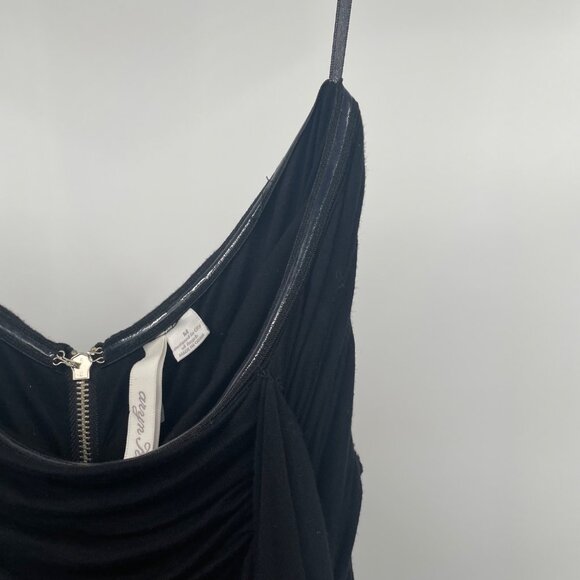 Aryn K. Womens Strapless Dress Draped Sheath Black Size Medium Zip - Picture 5 of 9